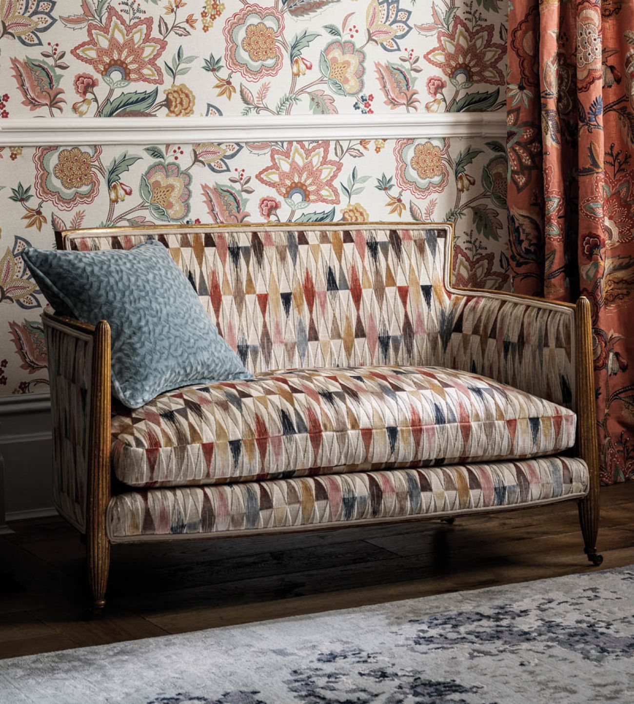 Английская ткань Osborne & Little, коллекция Lansdowne, артикул F7870-01