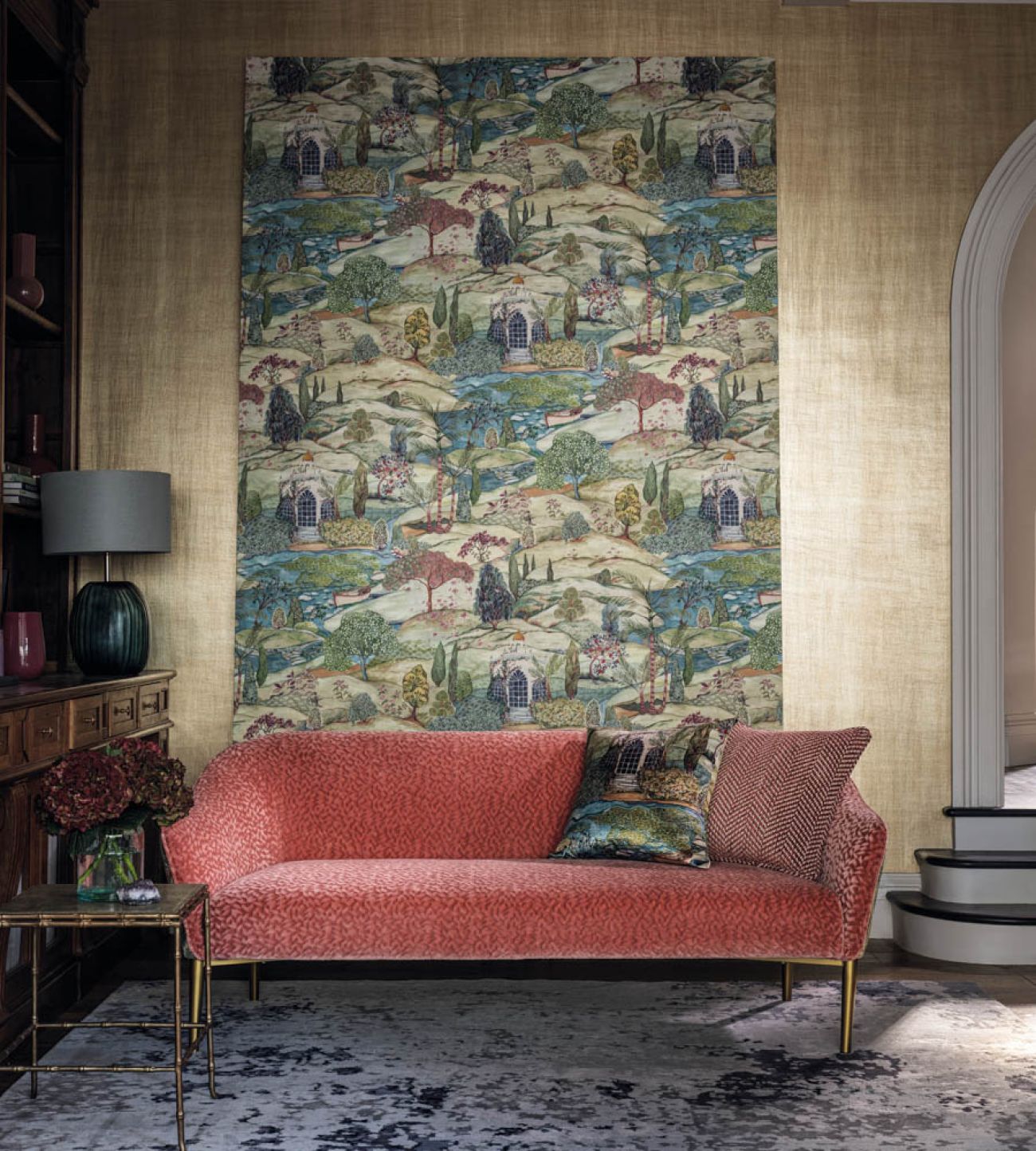 Английская ткань Osborne & Little, коллекция Lansdowne, артикул F7871-01 Английская ткань Osborne & Little, коллекция Lansdowne, артикул F7871-01