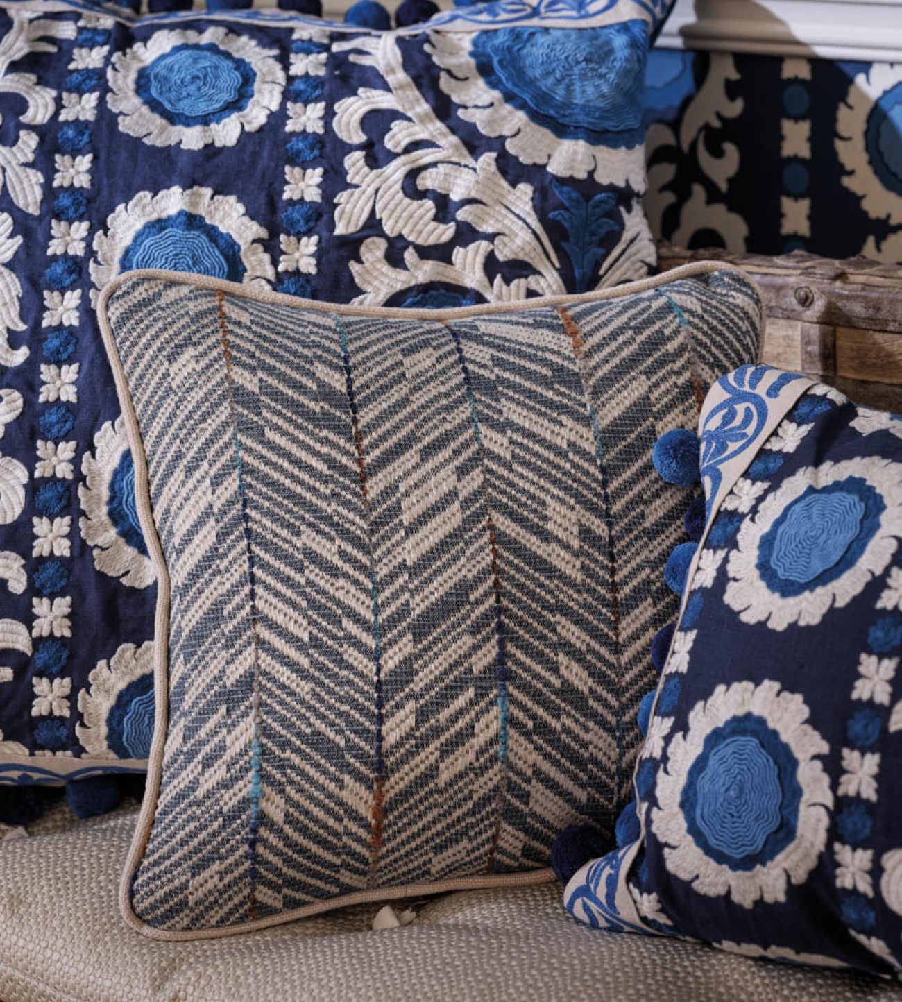 Английская ткань Osborne & Little, коллекция Lansdowne, артикул F7872-02