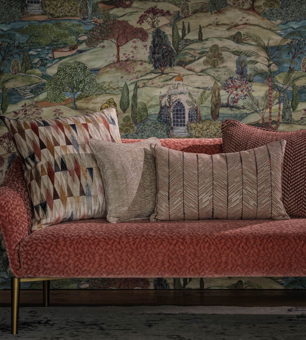 Английская ткань Osborne & Little, коллекция Lansdowne, артикул F7874-05